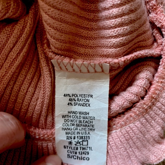 NWOT light pink tube top, Ooh La Luxe, S/Chico - Picture 4 of 4